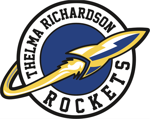 logo with rocket